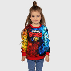 Свитшот детский BRAWL STARS, цвет: 3D-красный — фото 2