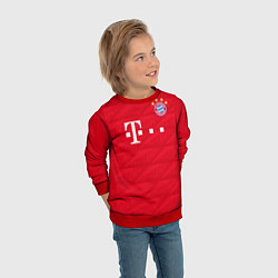 Свитшот детский FC Bayern: Home 19-20, цвет: 3D-красный — фото 2