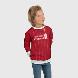 Свитшот детский FC Liverpool: Shaqiri Home 19-20, цвет: 3D-белый — фото 2