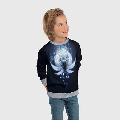 Детский свитшот Hollow Knight / 3D-Меланж – фото 3