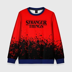 Свитшот детский STRANGER THINGS, цвет: 3D-синий