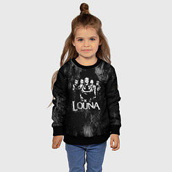 Свитшот детский Louna, цвет: 3D-черный — фото 2