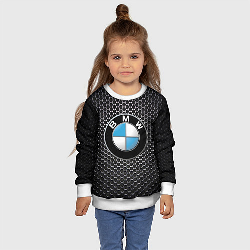 Детский свитшот BMW РЕДАЧ / 3D-Белый – фото 4