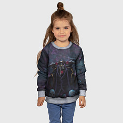 Свитшот детский Overlord, цвет: 3D-меланж — фото 2