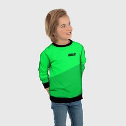 Свитшот детский Billie Eilish: Duo Green, цвет: 3D-черный — фото 2