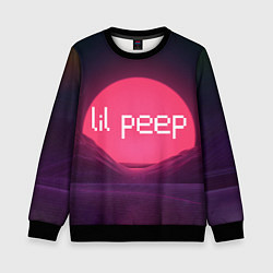 Свитшот детский Lil peepLogo, цвет: 3D-черный