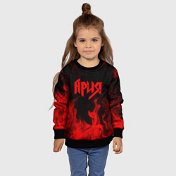 Свитшот детский АРИЯ, цвет: 3D-черный — фото 2