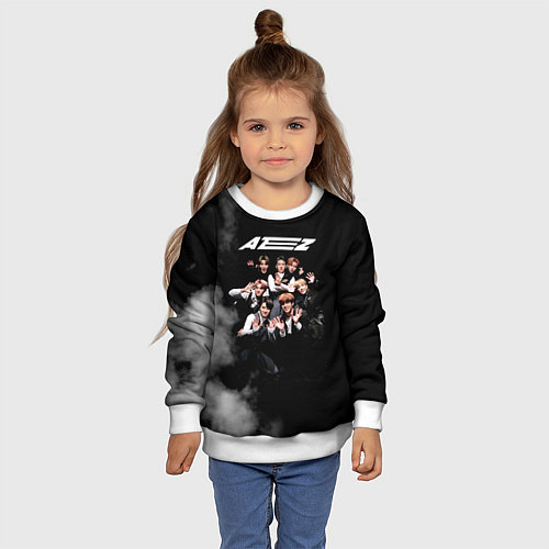 Детский свитшот Ateez / 3D-Белый – фото 4
