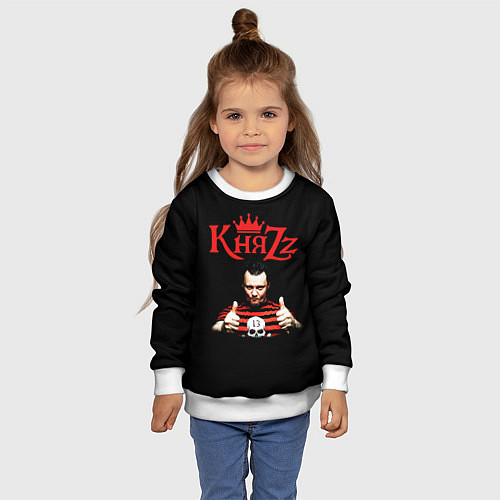 Детский свитшот Князь / 3D-Белый – фото 4