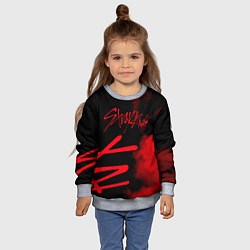 Свитшот детский Stray Kids, цвет: 3D-меланж — фото 2