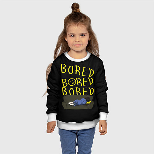 Детский свитшот Boreb / 3D-Белый – фото 4