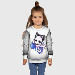 Свитшот детский UNDERTALE, цвет: 3D-белый — фото 2
