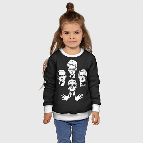 Детский свитшот Doctor Who / 3D-Белый – фото 4