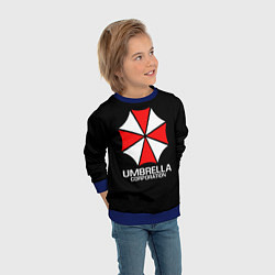Свитшот детский UMBRELLA CORP, цвет: 3D-синий — фото 2
