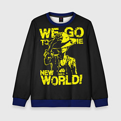 Детский свитшот One Piece We Go World