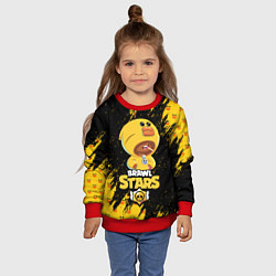 Свитшот детский BRAWL STARS SALLY LEON, цвет: 3D-красный — фото 2