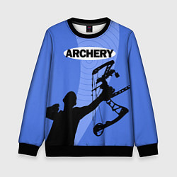 Свитшот детский Archery, цвет: 3D-черный