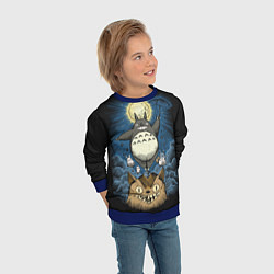 Свитшот детский My Neighbor Totoro, цвет: 3D-синий — фото 2