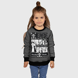 Свитшот детский One Piece, цвет: 3D-черный — фото 2