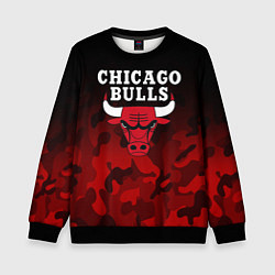 Свитшот детский CHICAGO BULLS, цвет: 3D-черный