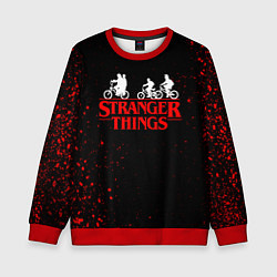 Свитшот детский STRANGER THINGS, цвет: 3D-красный