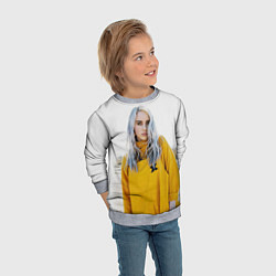 Свитшот детский BILLIE EILISH, цвет: 3D-меланж — фото 2