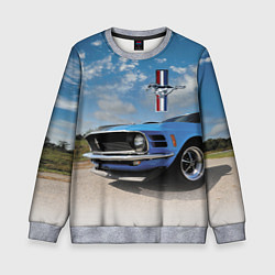 Свитшот детский Mustang, цвет: 3D-меланж