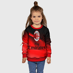 Свитшот детский Милан, цвет: 3D-красный — фото 2