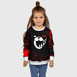 Свитшот детский MONOKUMA, цвет: 3D-белый — фото 2