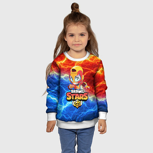 Детский свитшот BRAWL STARS MAX / 3D-Белый – фото 4