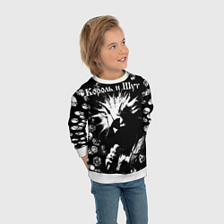 Свитшот детский Король и Шут Анархия, цвет: 3D-белый — фото 2