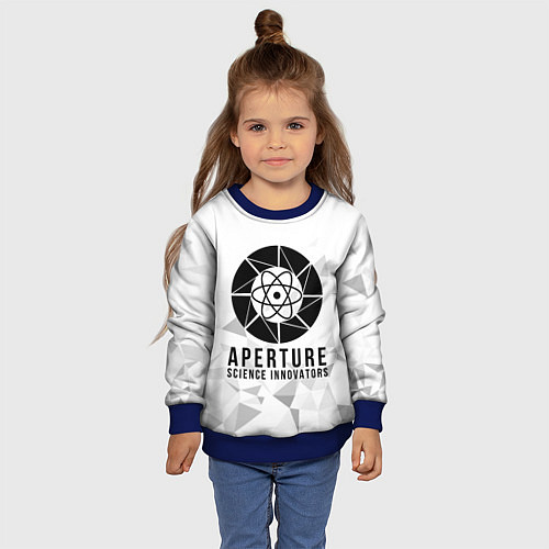 Детский свитшот PORTAL / 3D-Синий – фото 4