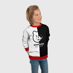 Свитшот детский Monokuma, цвет: 3D-красный — фото 2