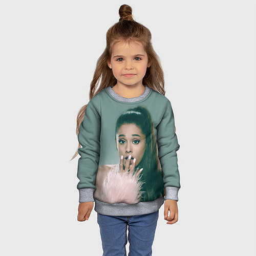 Детский свитшот Ariana Grande Ариана Гранде / 3D-Меланж – фото 4