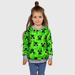 Свитшот детский MINECRAFT, цвет: 3D-меланж — фото 2