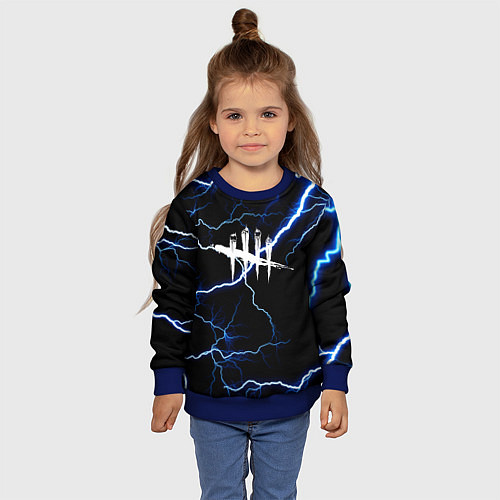 Детский свитшот DEAD BY DAYLIGHT / 3D-Синий – фото 4
