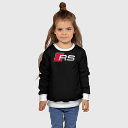Свитшот детский AUDI RS, цвет: 3D-белый — фото 2