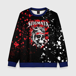 Свитшот детский Stigmata, цвет: 3D-синий