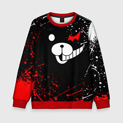 Свитшот детский MONOKUMA, цвет: 3D-красный