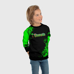 Свитшот детский Terraria, цвет: 3D-черный — фото 2