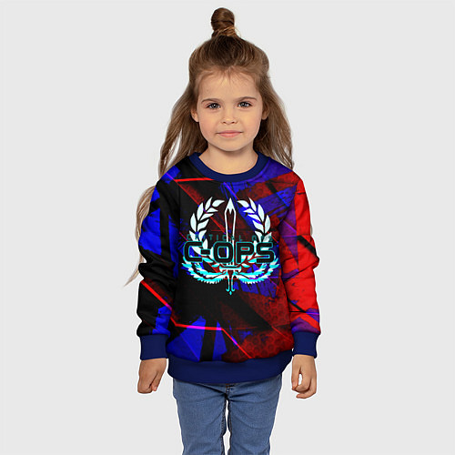 Детский свитшот C-OPS / 3D-Синий – фото 4