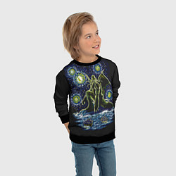 Свитшот детский Ктулху, цвет: 3D-черный — фото 2