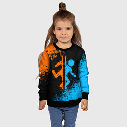 Свитшот детский PORTAL, цвет: 3D-черный — фото 2