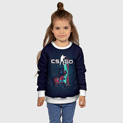 Свитшот детский Counter Strike, цвет: 3D-белый — фото 2