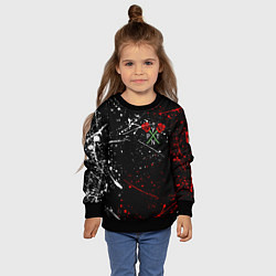 Свитшот детский Payton Moormeier: TikTok, цвет: 3D-черный — фото 2