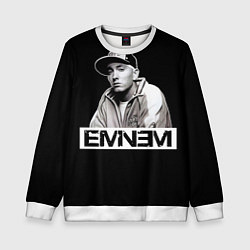 Свитшот детский Eminem, цвет: 3D-белый