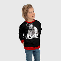Свитшот детский Eminem, цвет: 3D-красный — фото 2