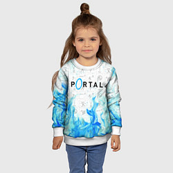 Свитшот детский PORTAL, цвет: 3D-белый — фото 2