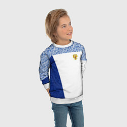 Свитшот детский Форма России, цвет: 3D-белый — фото 2
