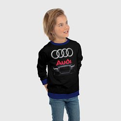 Свитшот детский AUDI, цвет: 3D-синий — фото 2